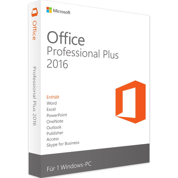 Office 2016 Professional Plus Product Key günstig online kaufen